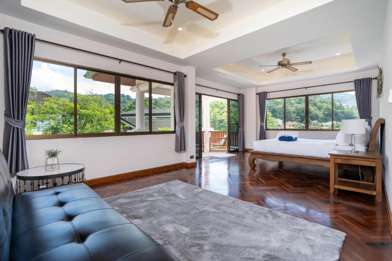 Villa Amaya, 2 Story Tropical Oasis With Green Hills View & Pool, Kamala Beach Extérieur photo